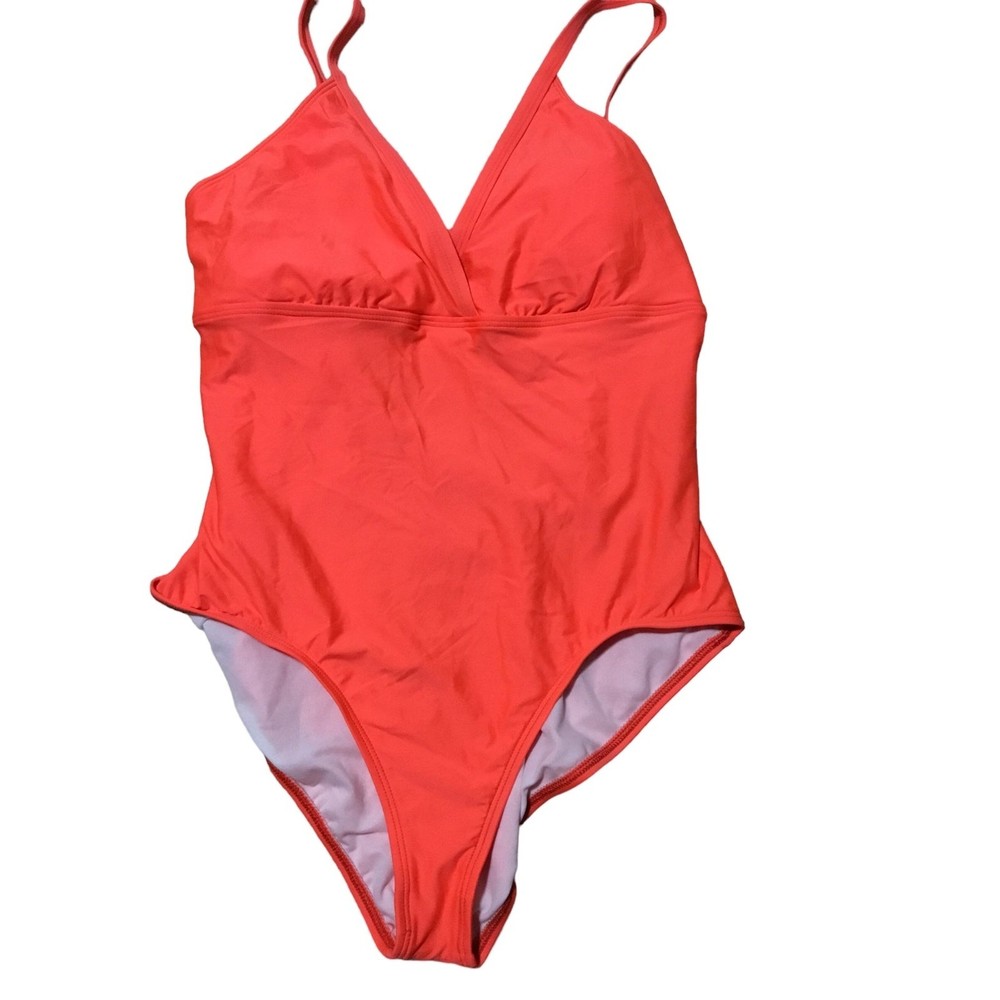 Next Brand One Piece Swimsuit Size XL Coral Orange